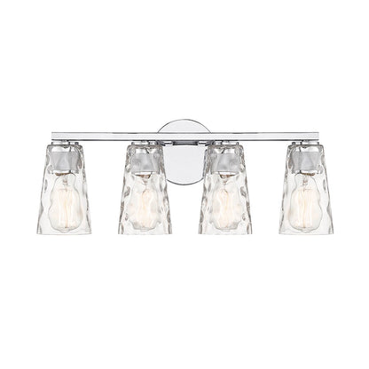 Savoy House Gordon 4-Light Bathroom Vanity Light, Chrome - 8-2603-4-CH