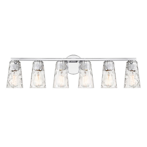 Savoy House Gordon 6-Light Bathroom Vanity Light, Chrome - 8-2603-6-CH