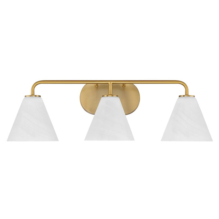 Savoy House Blair 3-Light Bathroom Vanity Light, Warm Brass