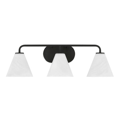 Blair 3-Light Bathroom Vanity Light, Matte Black