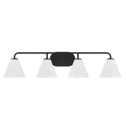 Blair 4-Light Bathroom Vanity Light, Matte Black