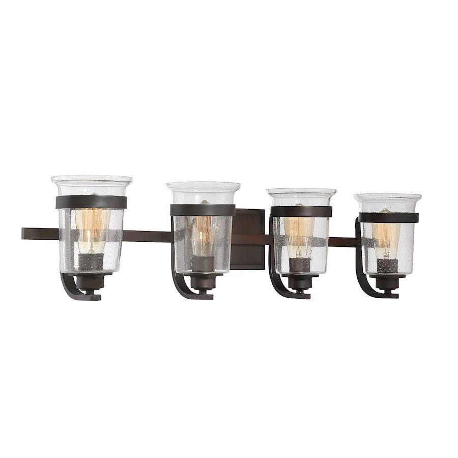 Savoy House Goodwin 4-Light Bathroom Vanity Light, English Bronze - 8-3030-4-13