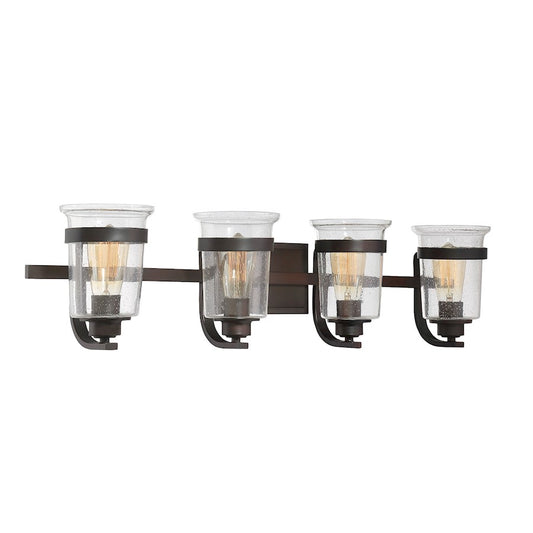 4 Light Bathroom Vanity Light, English Bronze