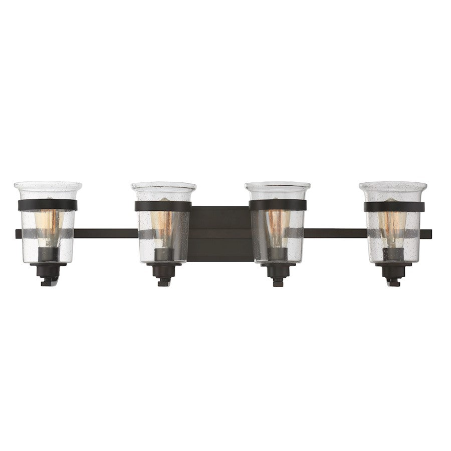 4 Light Bathroom Vanity Light, English Bronze