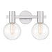 Savoy House Wright 2-Light Bathroom Vanity Light, Chrome - 8-3076-2-11