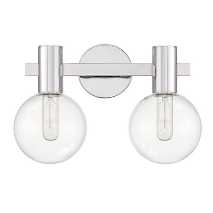 2 Light Bathroom Vanity Light, Chrome