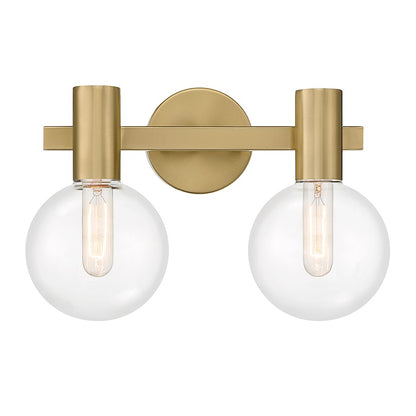 Savoy House Wright 2-Light Bathroom Vanity Light, Warm Brass - 8-3076-2-322