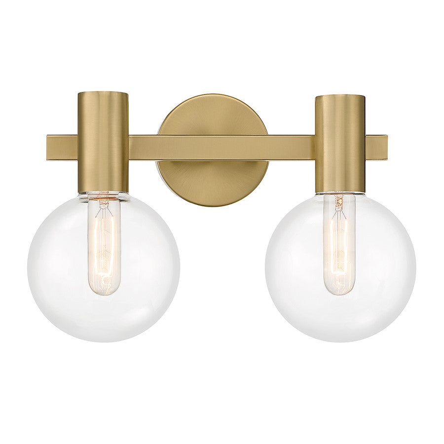 2 Light Bathroom Vanity Light, Chrome