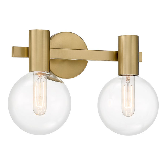 Savoy House Wright 2-Light Bathroom Vanity Light, Warm Brass