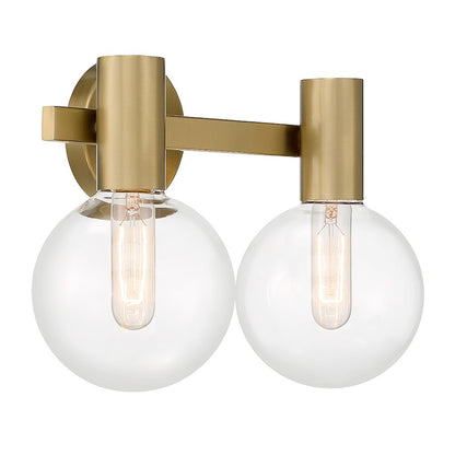 2 Light Bathroom Vanity Light, Chrome