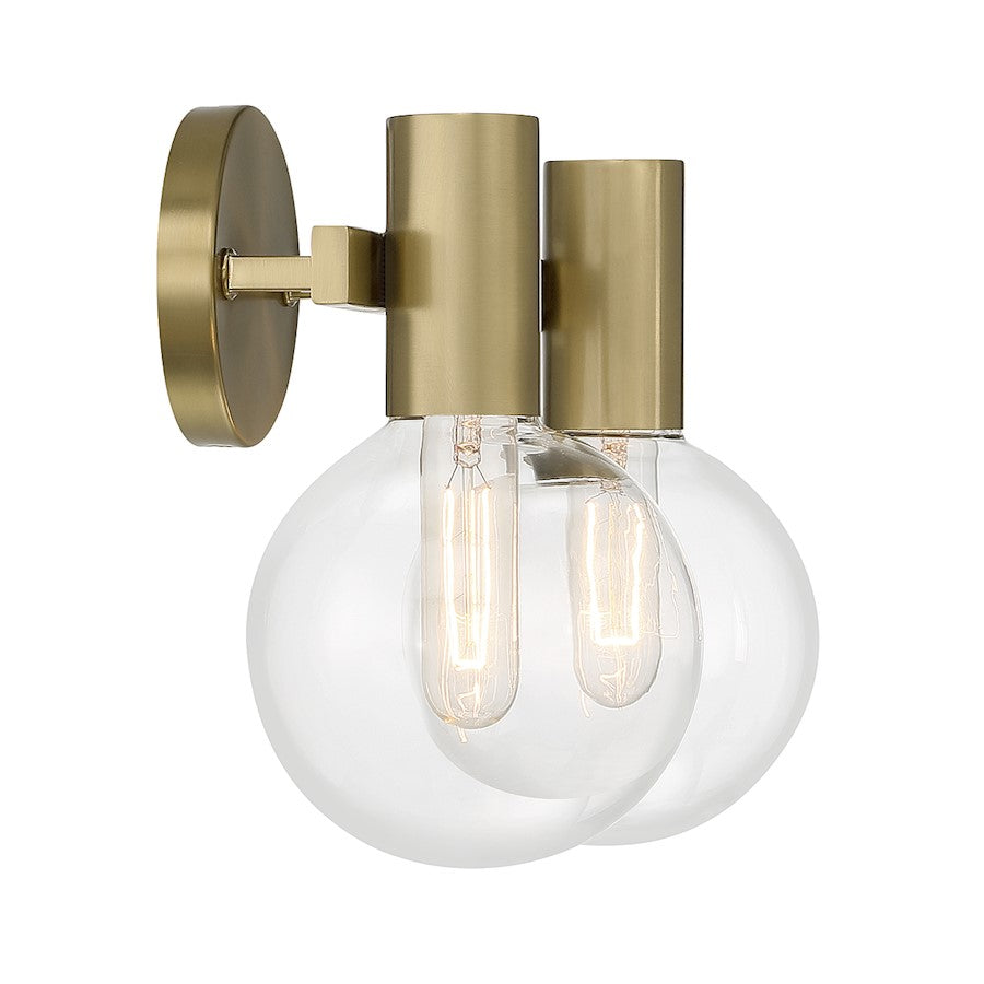 2 Light Bathroom Vanity Light, Chrome