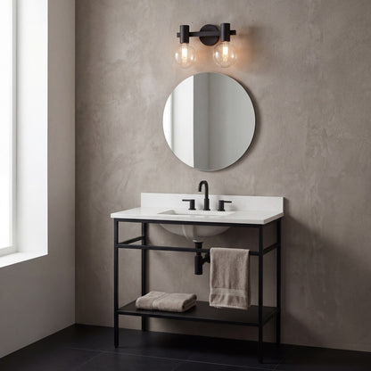 2 Light Bathroom Vanity Light, Chrome