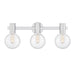 Savoy House Wright 3-Light Bathroom Vanity Light, Chrome - 8-3076-3-11