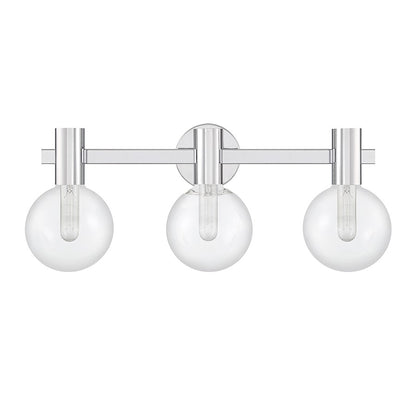 3 Light Bathroom Vanity Light, Chrome