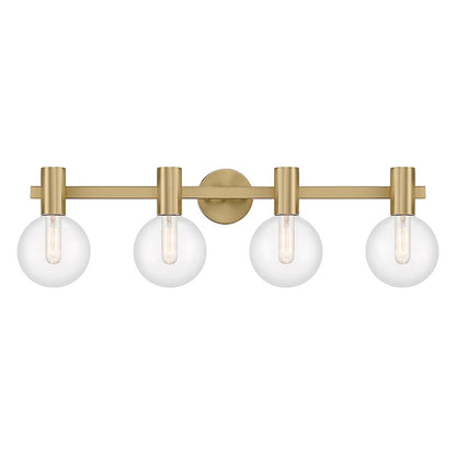 4 Light Bathroom Vanity Light, Chrome