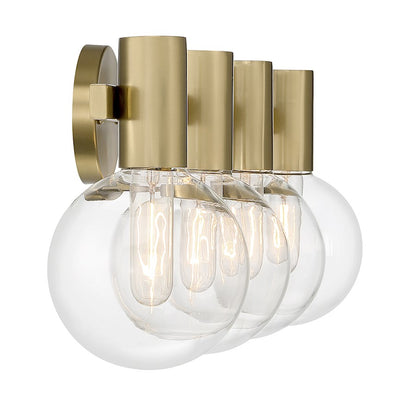 4 Light Bathroom Vanity Light, Chrome