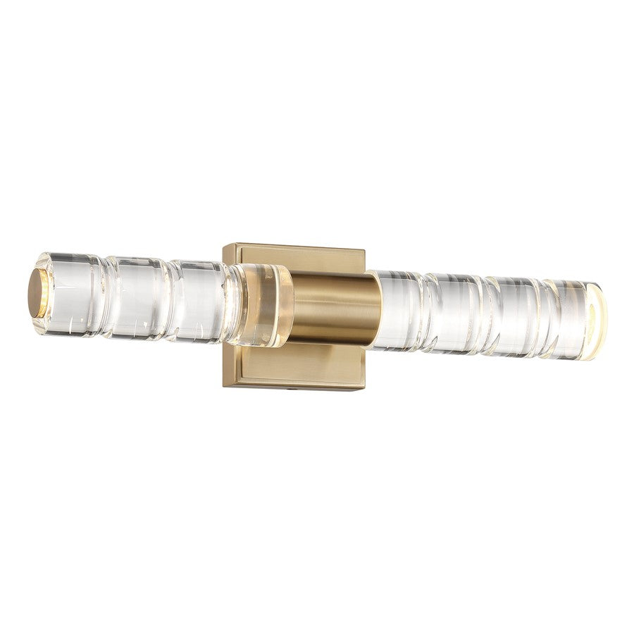Savoy House Beale LED 18" Bathroom Vanity Light, Noble Brass