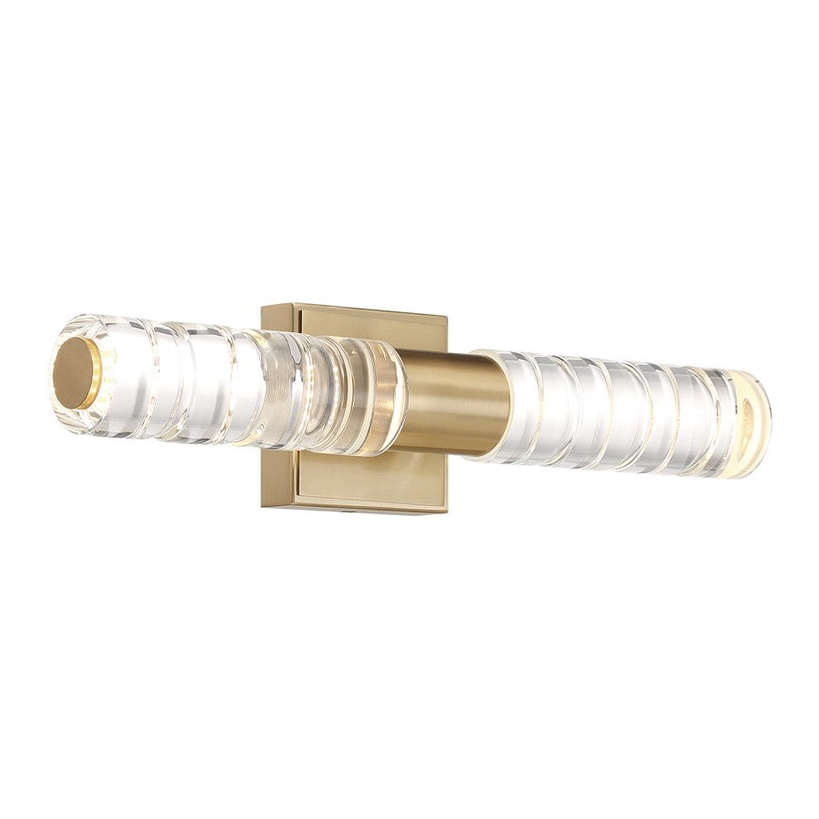 Savoy House Beale LED 18" Bathroom Vanity Light, Noble Brass