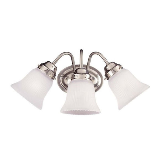 Savoy House Brighton 3-Light Bathroom Vanity Light, Satin Nickel - 8-3280-3-SN