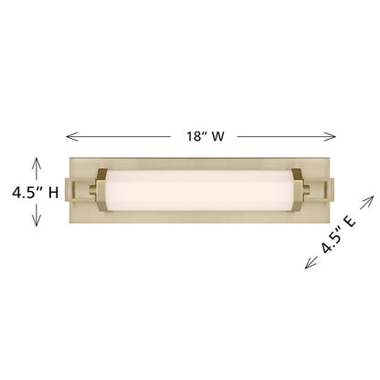 Savoy House Parker 18" Bath Sconce, Noble Brass