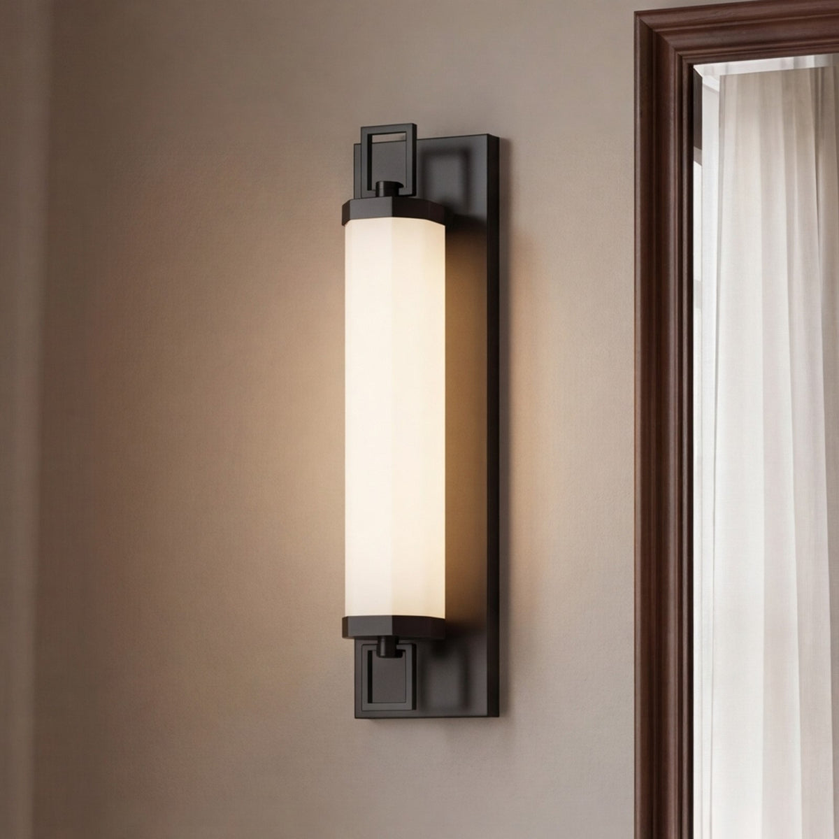 Savoy House Parker 18" Bath Sconce, Black Lustre