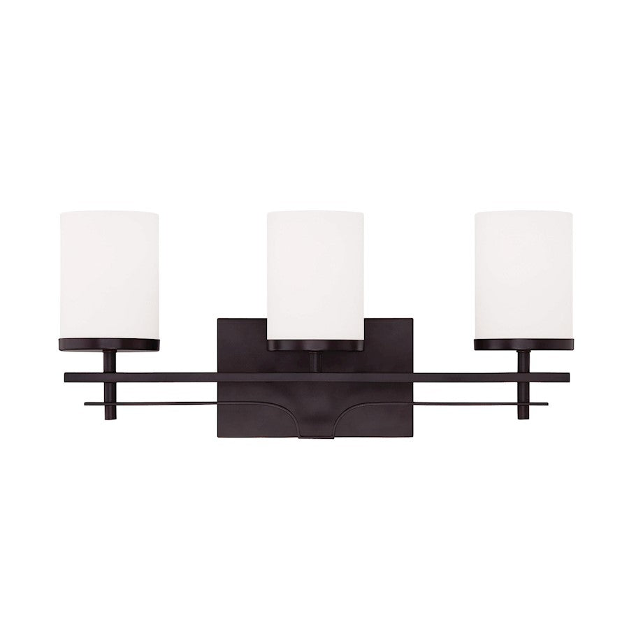 3 Light Bathroom Vanity Light, English Bronze
