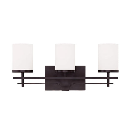 3 Light Bathroom Vanity Light, English Bronze
