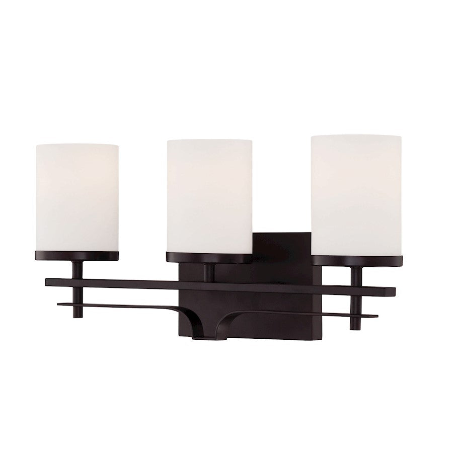 3 Light Bathroom Vanity Light, English Bronze