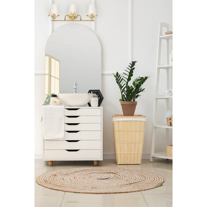 3 Light Bathroom Vanity Light, Warm Brass