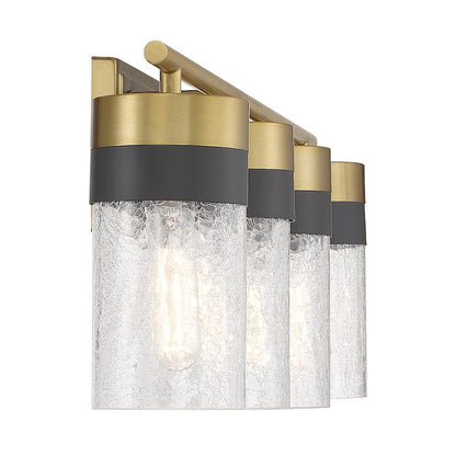 4 Light Bathroom Vanity Light, Brass