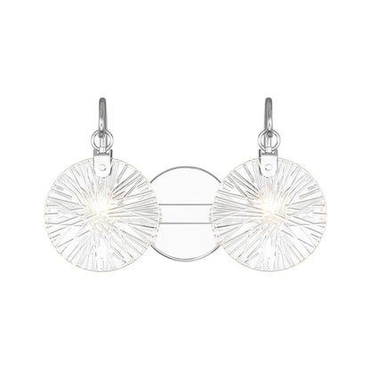 2 Light Bathroom Vanity Light, Polished Chrome
