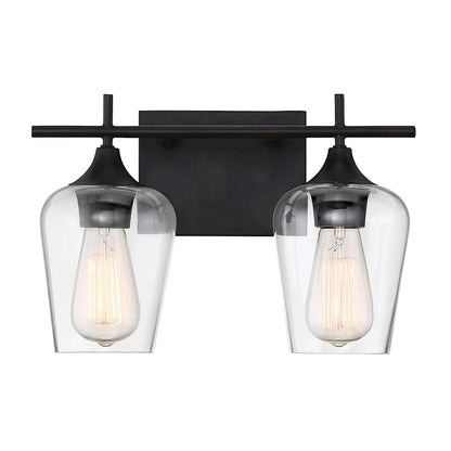 2 Light Bathroom Vanity Light, English Bronze