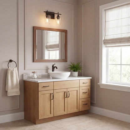 2 Light Bathroom Vanity Light, English Bronze