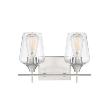 Bathroom Vanity Light, Satin Nickel