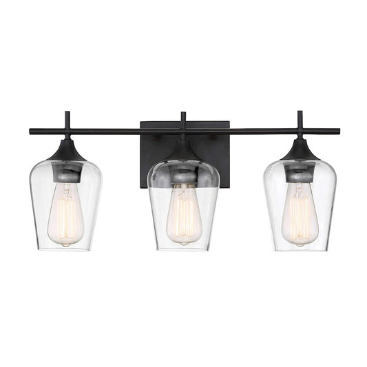 3 Light Bathroom Vanity Light, English Bronze