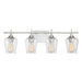 Savoy House Octave 4-Light Bathroom Vanity Light, Polished Chrome - 8-4030-4-11