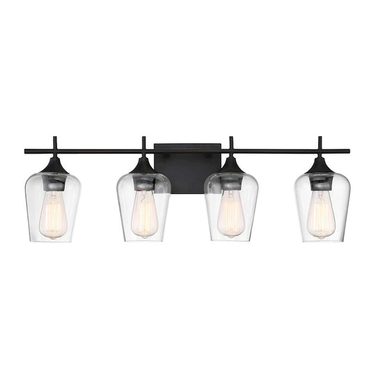 Savoy House Octave 4-Light Bathroom Vanity Light, English Bronze - 8-4030-4-13