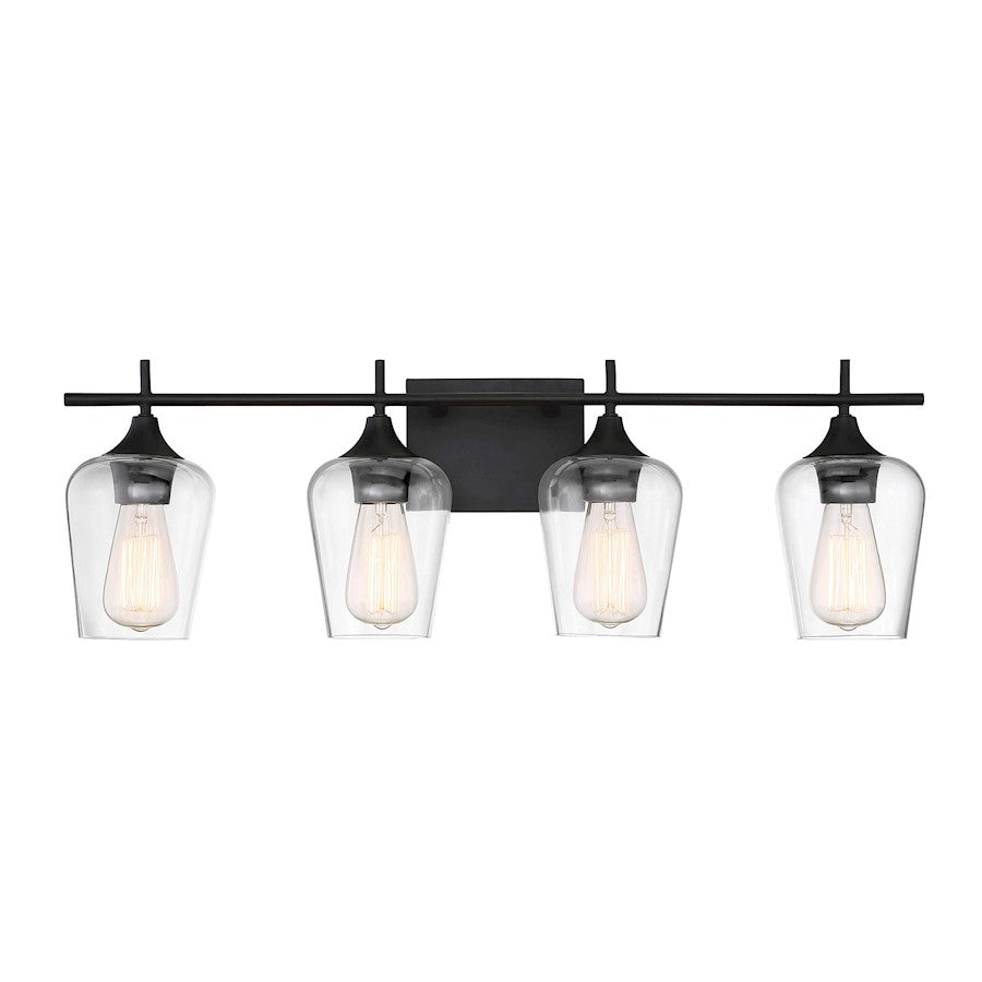 4 Light Bathroom Vanity Light, English Bronze