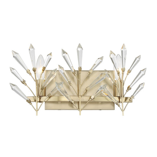 Savoy House Orianna 2 Light Bath, Noble Brass - 8-4075-2-127