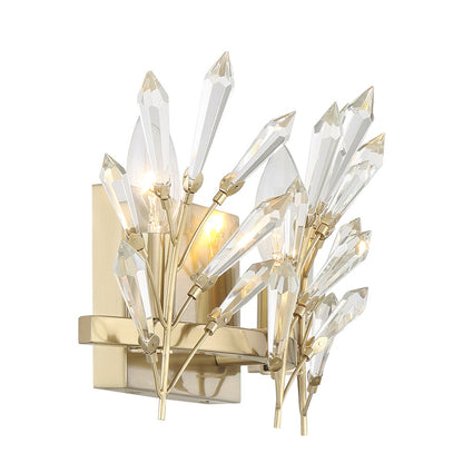 Savoy House Orianna 2 Light Bath, Noble Brass