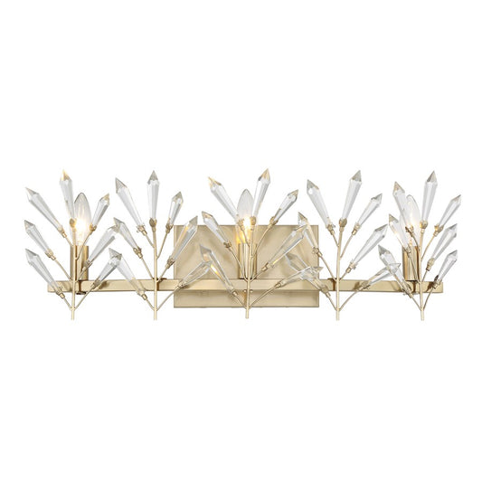 Savoy House Orianna 3 Light Bath, Noble Brass