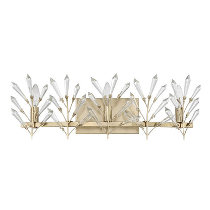 Savoy House Orianna 3 Light Bath, Noble Brass