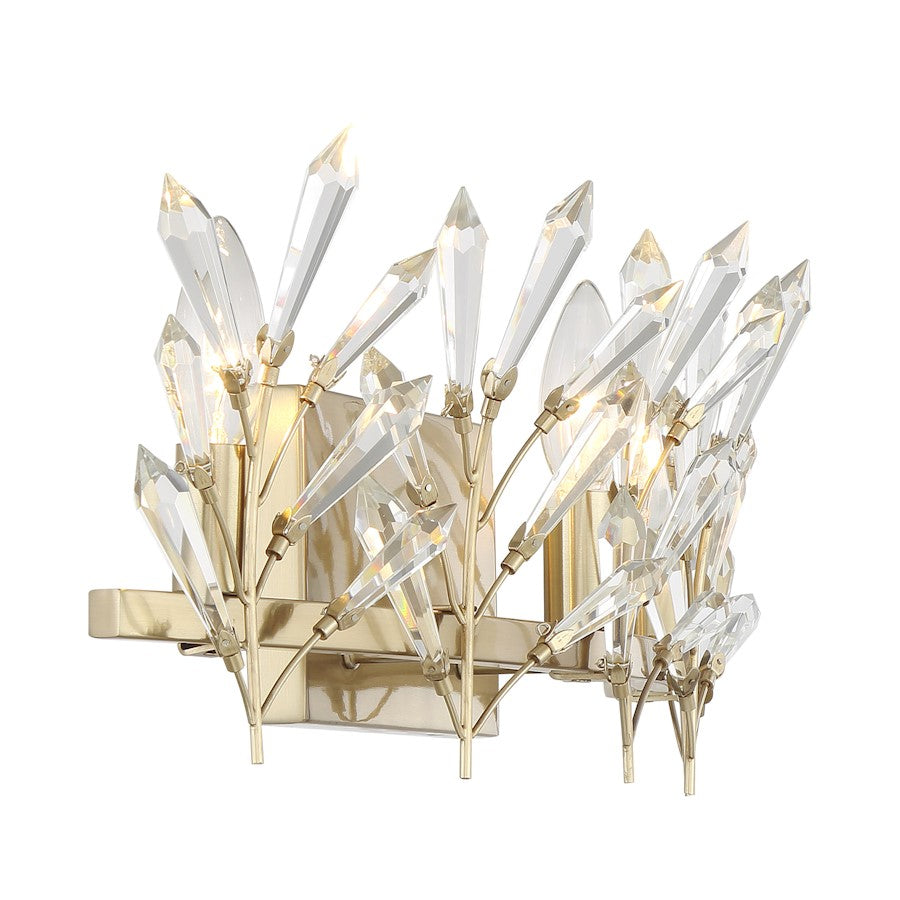 Savoy House Orianna 3 Light Bath, Noble Brass