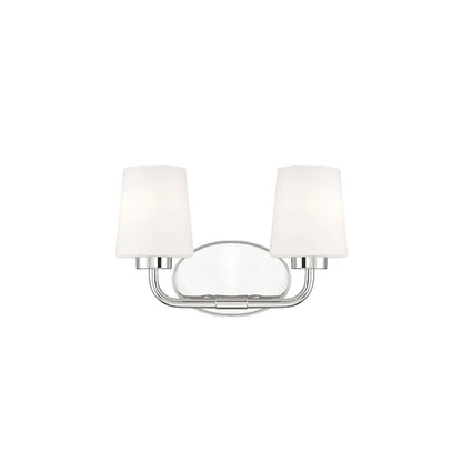 Savoy House Capra 2-Light Bathroom Vanity Light, Polished Nickel - 8-4090-2-109