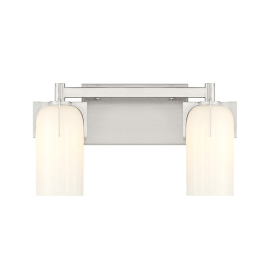 Savoy House Caldwell 2-Light Bathroom Vanity Light, Satin Nickel - 8-4128-2-SN