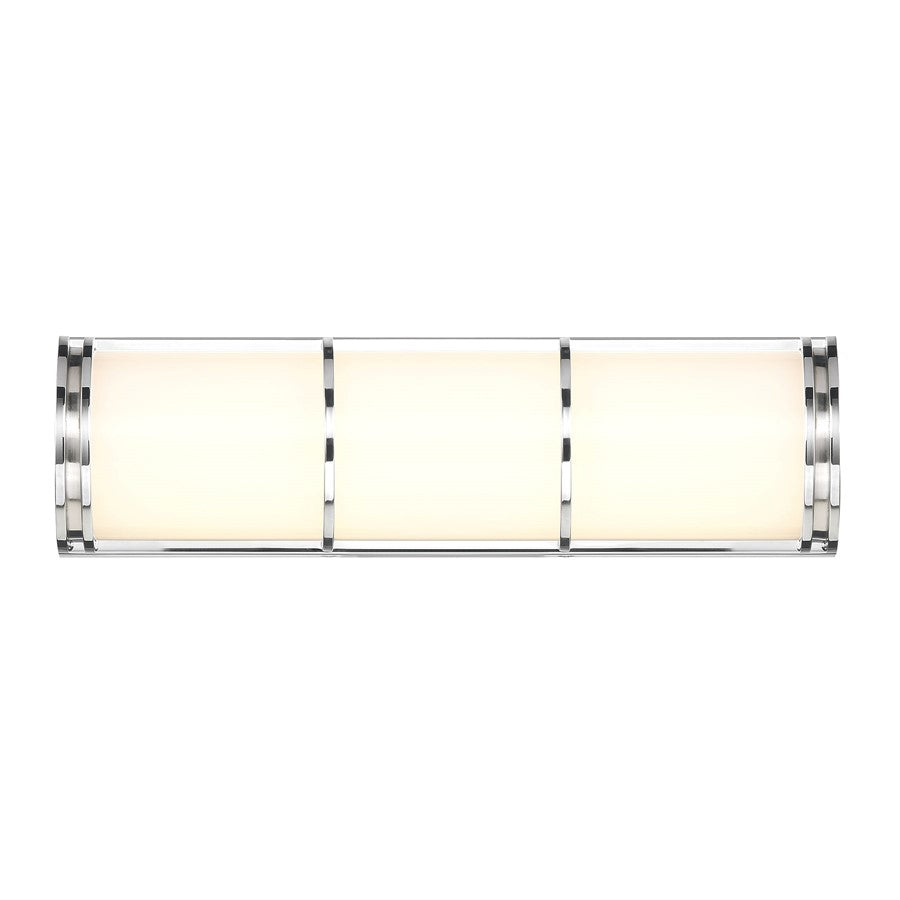 Savoy House Harper LED 16" 16" Bath Sconce, Chrome/White