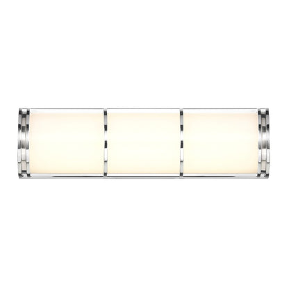 Savoy House Harper LED 16" 16" Bath Sconce, Chrome/White