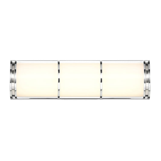 Savoy House Harper LED 16" 16" Bath Sconce, Chrome/White
