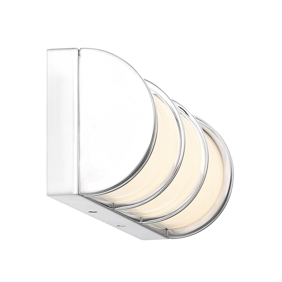 Savoy House Harper LED 16" 16" Bath Sconce, Chrome/White