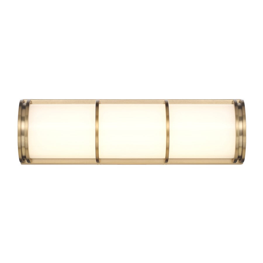 Savoy House Harper LED 16" Bath Sconce, Warm Brass